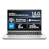 【整備済み品】HP Pro mt440 G3 Mobile Thin Client ノートパソコン 第12世代Celeron 7305 8GB メモリ 256GB M.2SSD Wi-Fi 6 Bluetooth 指紋認証 Windows 11 Pro 14.0インチ FHD Office 2021 カメラシャッター 中古 ノートPC 薄型 軽量 (整備済み品) 【整備済み品】HP Pro mt440 G3 Mobile Thin Client ノートパソコン 第12世代Celeron 7305 8GB メモリ 256GB M.2SSD Wi-Fi 6 Bluetooth 指紋認証 Windows 11 Pro 14.0インチ FHD Office 2021 カメラシャッター 中古 ノートPC 薄型 軽量 (整備済み品)