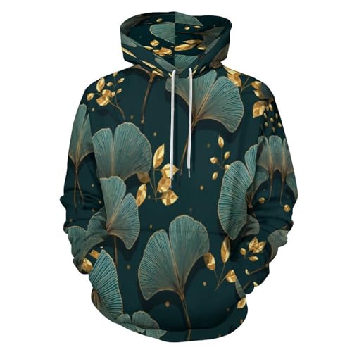 Sweat couple ginkgo imprimé 3D pour des sorties complices