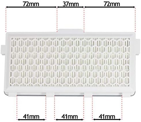 SPARES2GO Type SF-HA 50 HEPA Filter compatible with Miele C2 C3 Cat & Dog Compact Complete Powerline Ecoline Vacuum Cleaner (Pack of 2)