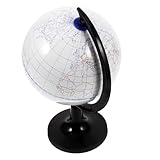 Très sûr et stable à utiliser, vous assure d'utiliser une décoration longue durée vous pouvez bricoler ce globe vierge vous-même, et c'est un bon accessoire pour les étudiants, globes en plastique, modèles de coloriage de globe
