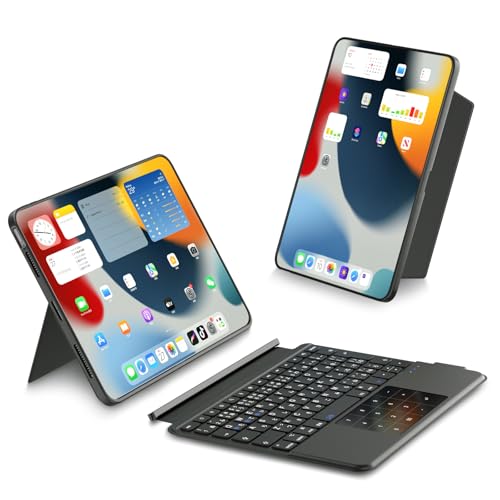 iPadが瞬時にエレガントなMacBook仕様に早替り♪❤ケース＆キーボード Amazon.co.jp: 【M5(2025)対応｜作業効率MAX】 iClever キーボード