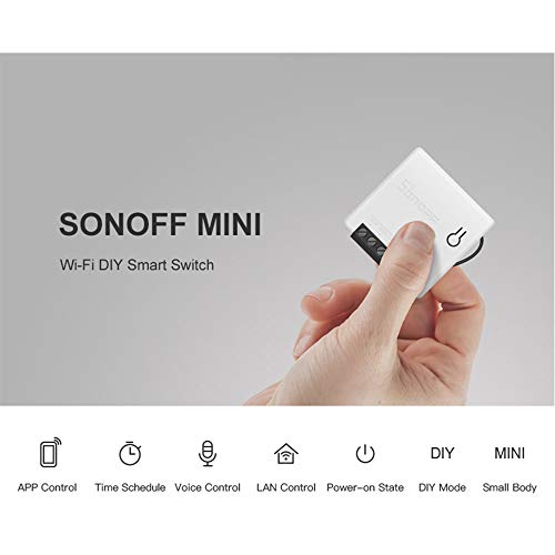 Anself SONOFF MINI Interruptor Inteligente de Duas Vias WiFi