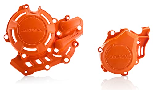 Protections X-Power Acerbis orange pour éviter les carters brisés sur KTM - 2