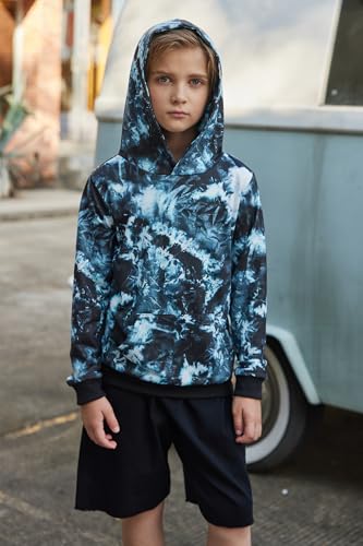 Arshiner Unisex Kids Soft Pullover Hooded Sweatshirt with Pocket Basic Hoodies Sportswear Age 4-13 Years2