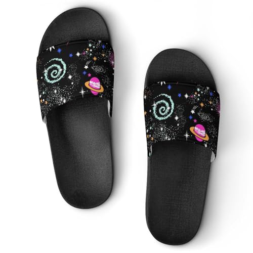 Pantoufles de bain antidérapantes et claquettes femme de maison style slide confort