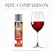 JO H₂O Peach Flavored Lube – Edible Water Based Personal Lubricant, Sugar Free Peachy Lips – 4 fl oz