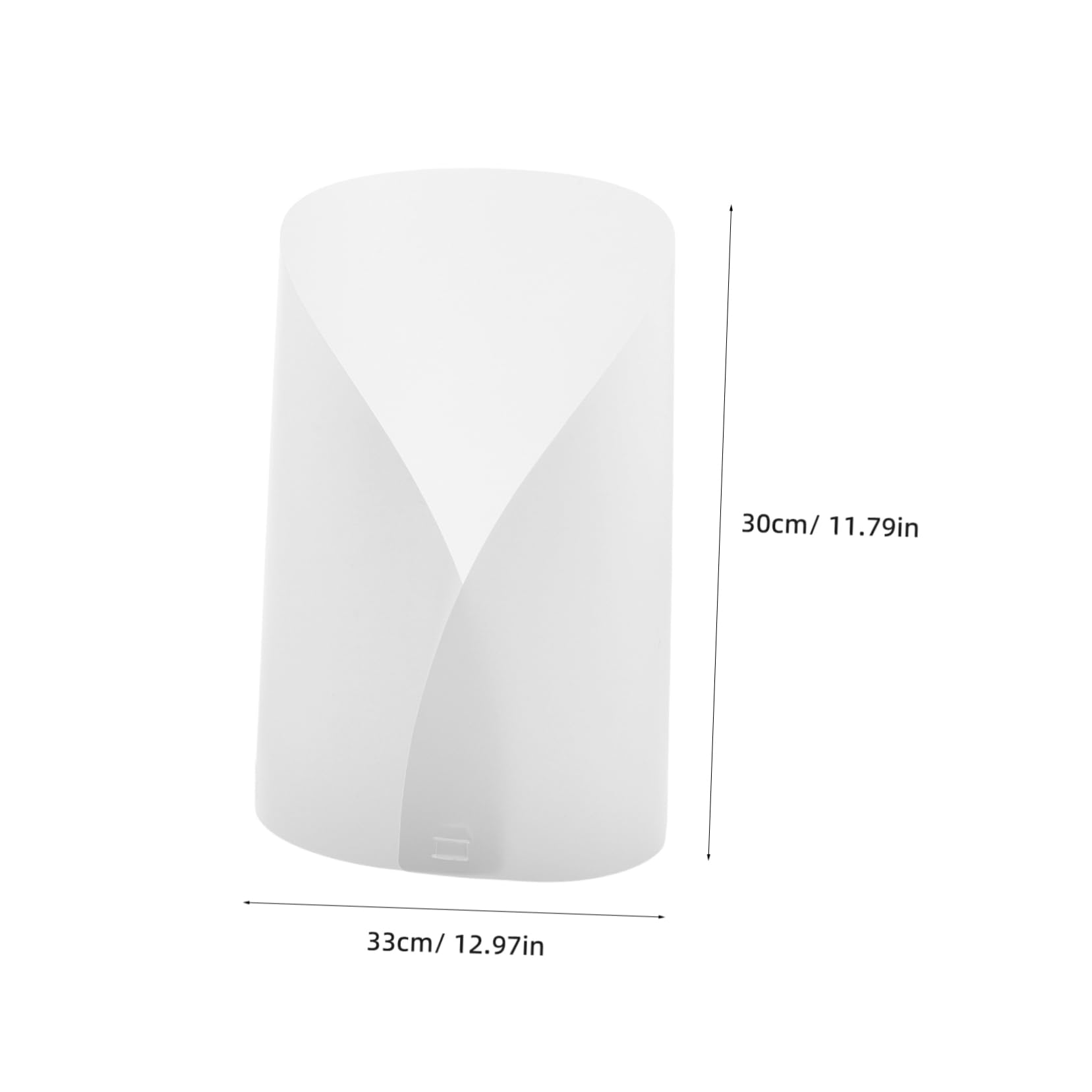 Diffuseur de Lumière pour Bijoux et Cosmétiques en Plastique Blanc, Cône Réflecteur Photo Pliable, Prévention des Fuites de Lumière pour Photographie en Déplacement
