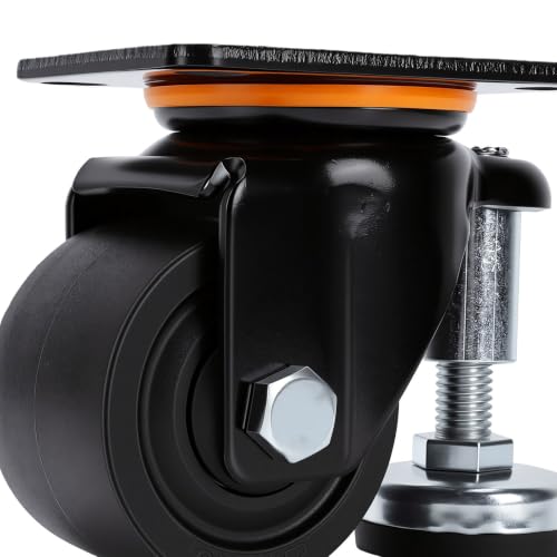 Roues de nivellement robuste 600kg acier allié établi machine - 6