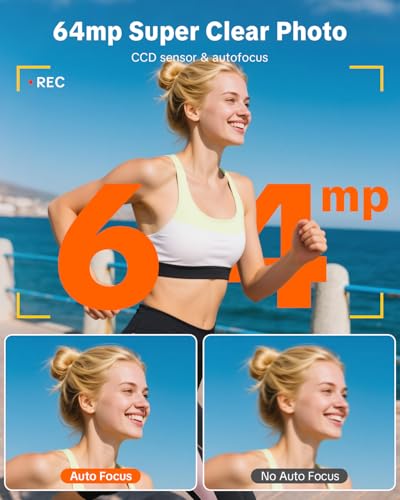 Image of W & O Digital Camera for Teens,Kids Digital Camera with 32G SD Card,3 inch 180 Flip Screen Camera for Photography Vlogging with Fill Light,Y2K CCD,Point and Shoot Digital Cameras for Kids,Teens(Cream)