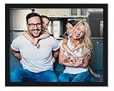 27x30 Frame Black Picture Frame - Complete Modern Photo Frame Includes UV Acrylic Shatter Guard...