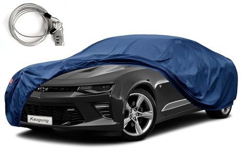 Image of Kaugung Custom Fit Car Cover for Chevrolet Chevy Camaro (SS, RS, ZL1, 1LE, LS /LT), Heavy Duty Waterproof All Weather Outdoor Protection, Breathable Coupe & Convertible