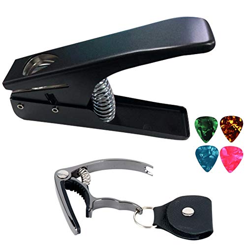 TOPCHANCES Professional Guitar Pick Cutter DIY Guitar Picks Cut Picks Stringed Instruments Tool (Guitar Pick Maker)