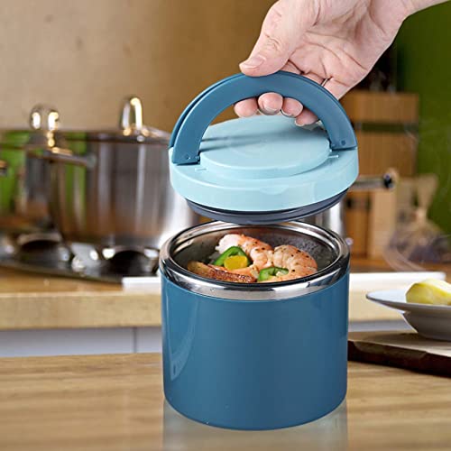 Termo para comida caliente de 800ml en acero inoxidable con asa antifugas 5