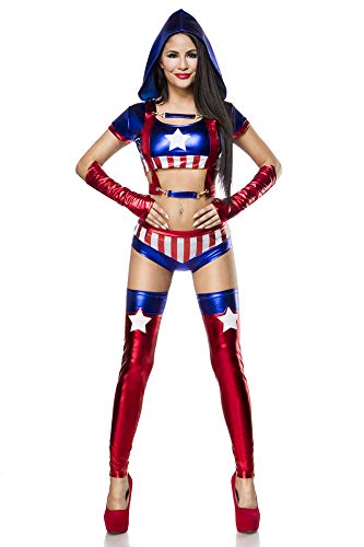 Sexy Miss America Kostüm Damen Karneval Fasching XS-M