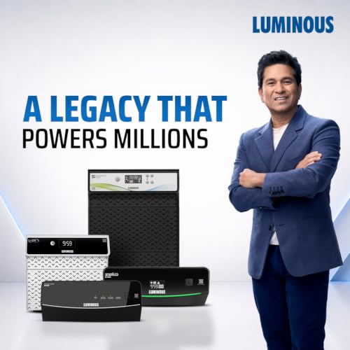 Image of Luminous Optimus 2800+ 2500VA 24V Pure Sine Wave Inverter for Home, Office & Shops | LCD Display & Easy Installation | Supports Upto 2 Batteries | High Capacity Backup Solution | 36 Months Warranty