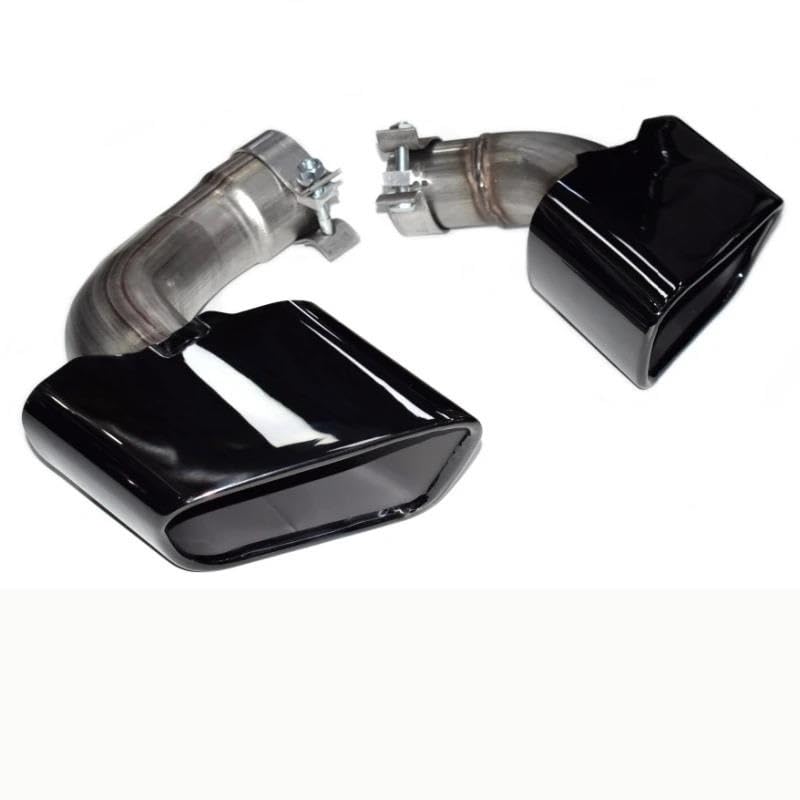 Embout d'échappement sport carré noir résistant pour remplacer canule BMW X5