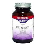 Quest Enzyme Digest With Peppermint Oil & Betaine. 90+45 Vegan Tablets For Bloated Stomach And Indigestion. Dairy & Gluten Free Enzymes Digestion Supplement For Bloating And Heartburn Relief (1 Pack)
