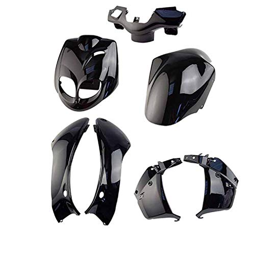 TUN'R carrosserie Scooter kit Compatible avec Peugeot Trekker Noir (Peint) (7 Pieces)
