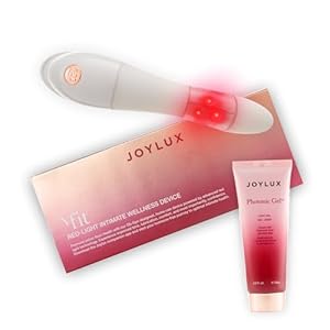 vFit and Photonic Gel Set, Red LED Light Intimate Health Device for Women, Wellness System for Menopausal Women & New Moms, Promotes Natural Hydration, Helps Tighten Pelvic Floor (2-Pack Set)