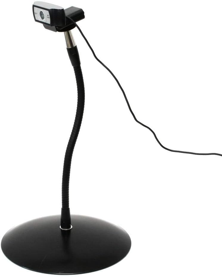 SnakeClamp 13" Flexible Arm Webcam Stand with Round Base