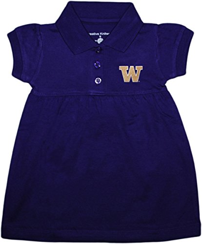 Creative Knitwear University of Washington Polo Dress/Bloomer Purple