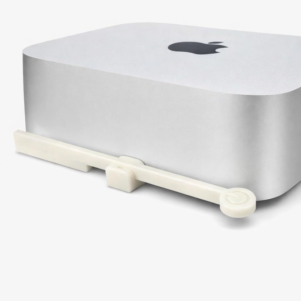 Mac mini Power Button Press Tool | Bottom Button Stand | 3D Printed | Easy On/Off | No Lifting Needed