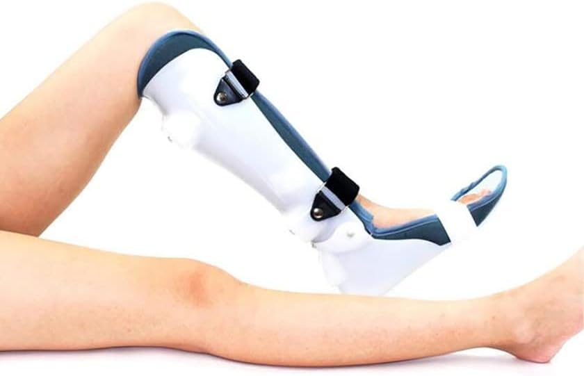 Genérico Férula ortopédica para pie caído, inmovilizador ortopédico para pie caído, Soporte Nocturno para Fascitis Plantar, Bota elástica para Tobillo para Alivio del Dolor (A)
