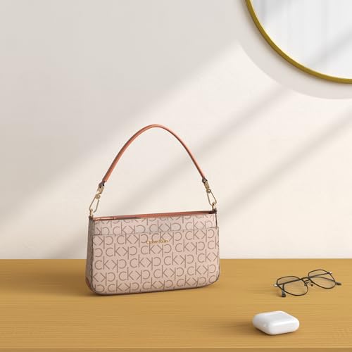 Calvin Klein Women's Lucy Triple Compartment Shoulder Bag4