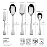 Mikasa Novaro 45-Piece 18/10 Stainless Steel Flatware Set, Service For 8 - Image 5