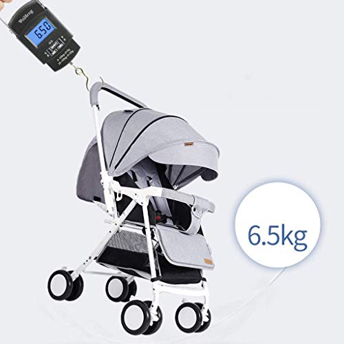 Reissysteem Lichtgewicht Baby kinderwagens Kan Zitten Lay Aluminium Draagbare Vouwen Kinderwagens Tweeweg Reizen… - Afbeelding 8