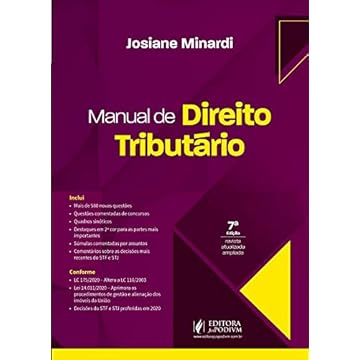 Capa do livro Manual De Direito Tributario - 07ed/21-(juspodivm)