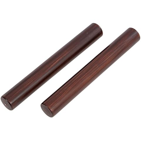 Betzold Musik 84328 - Claves aus dunklem Kokosholz, 1 Paar - Klanghölzer Klangstäbe Cover