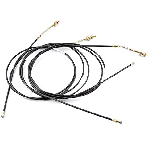 YONGYAO Motorcycle Scooter Accessories Bold Straight Wire Brake Cable Line Rear Drum Brakes-1.95m Cover