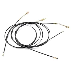 Inovey Moto Scooter Frein Fil Droit Câble De Frein Ligne Arrière Freins À Tambour – 1.95M