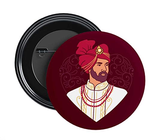 Image of NIVARA LADKE WALE | TEAM GROOM BARATI | GROOM'S SQUAD Glossy Finished Props Wedding Badges for Groom Family | 58MM | Round Pin Badges | Batches for Reception Party, Wedding and Events - PACK OF 20