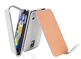 PROTECION : l'étui de téléphone protective offre une excellente protection complète de tout l'appareil. L'écran et l'arrière du téléphone sont parfaitement protégés par cette housse. La coque dure intégrée offre même une protection supplémentaire pour les coins et les arêtes de l'appareil. Grâce à la fermeture magnétique, votre Smartphone est protégé même lorsqu'il se trouve dans votre sac.