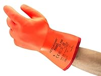 Ansell Polar Grip 23-700 Arbeitshandschuhe, Mechanikschutz, Spezialzweck-Handschuhe, Industrie PSA, Damen Herren, Orang, Größe XL (6 Paar)