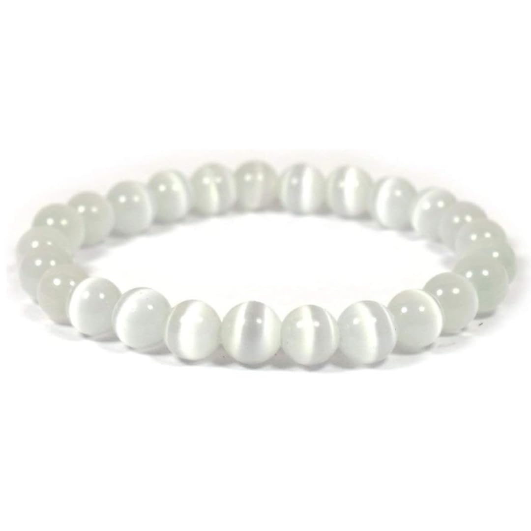 Crystal Divine Selenite Healing Crystal Bracelet For Woman 8mm Money Magnet Bracelet For Girls Crystal Bracelet For Men Friendship Gifts Hand Bracelet Couple Bracelet Aesthetic Bracelets For Gifts (B0C6XWCVBR) Amazon Price History, Amazon Price Tracker