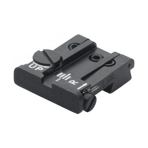 Black Serrated Rear Sight - Tanfoglio/EAA P9 (Springfield), Jericho