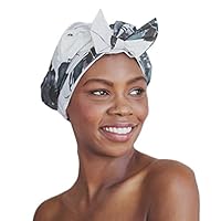 Algopix Similar Product 19 - Kitsch Luxury Reusable Shower Cap for