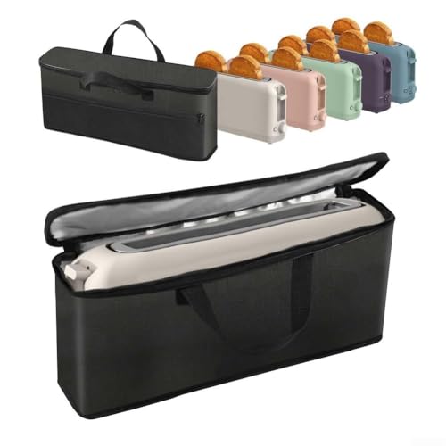 Sac de transport pour grille-pain fin Bella 2 tranches – Sac de transport pour grille-pain d'extérieur portable, étanche et résistant à la chaleur pour une utilisation en extérieur