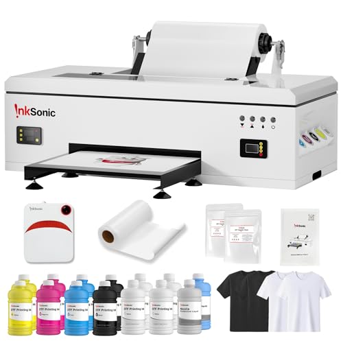 InkSonic L1800 DTF Printer, E13, A3/13' Width DTF Transfer Machine,...