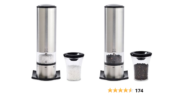 peugeot electric salt & pepper mill set