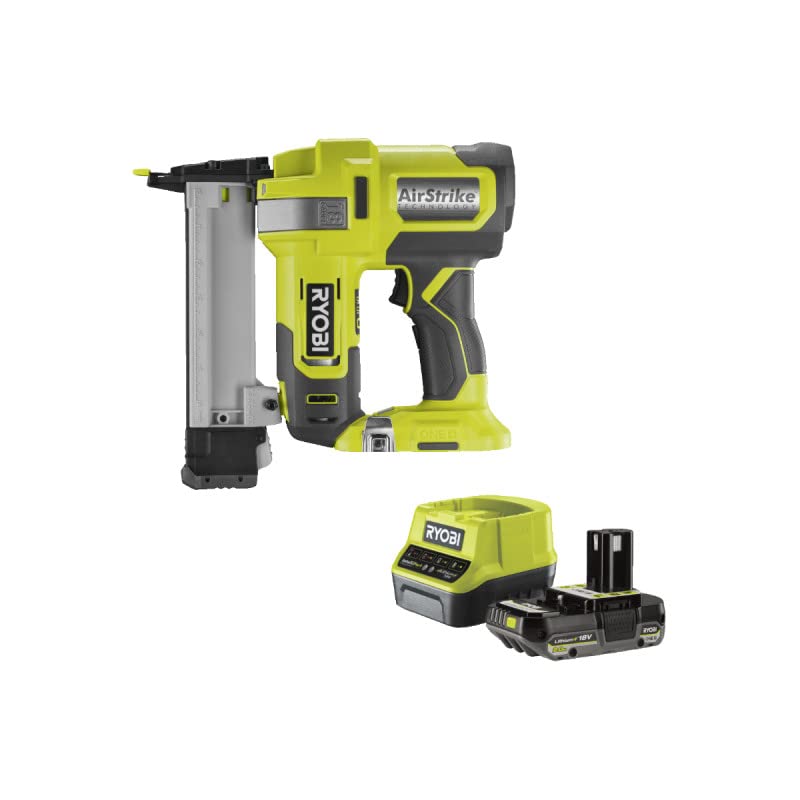 RYOBI R18GS18-0, agrafeuse à air comprimé sans fil, 18V One+, batterie 2.0Ah