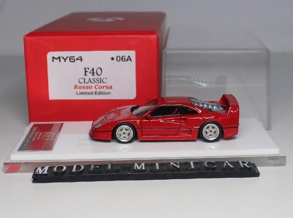 Amazon.co.jp: Red Limited Edition MY64 SCM 1/64 Ferrari F40