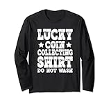 Photo Gallery collezionista di monete design grafico coin collector maglia a manica Photo Gallery collezionista di monete design grafico coin collector maglia a manica