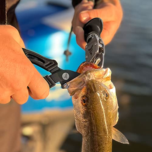 KastKing Alicate de nariz com anel dividido de pesca de 15,24 cm, pegador de lábios de pesca de 23 c