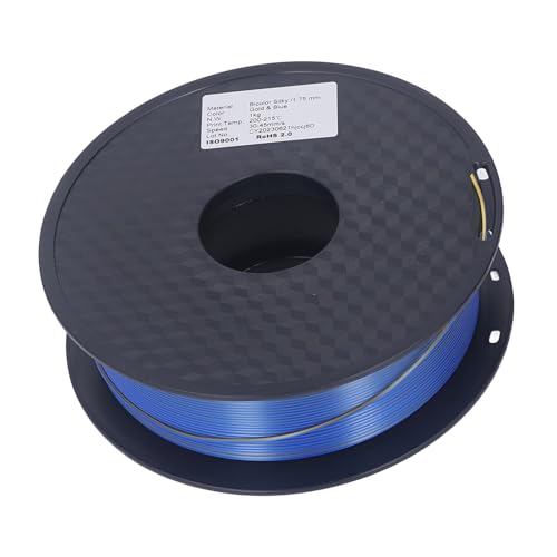 Filament PLA 1.75mm bicolore or bleu silk pour impression 3D haute résolution - 8
