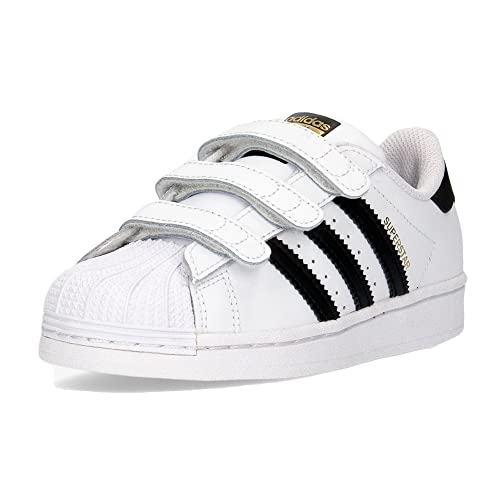 adidas Mixte enfant Superstar Cf C Basket, Ftwr White Core Black Ftwr White, 34 EU