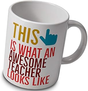 verytea This is What an Awesome Teacher Looks Like Mug  great end of term gift for teacher